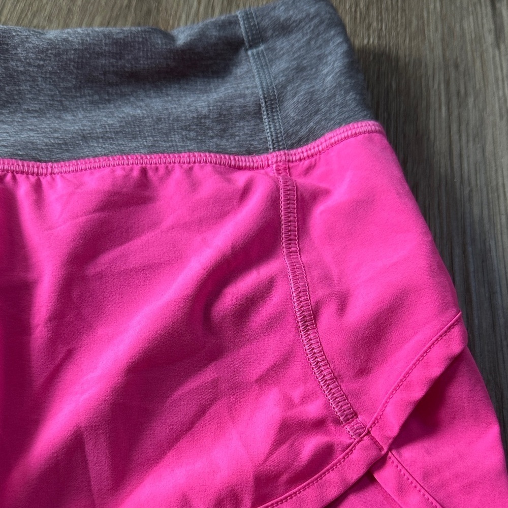 lululemon athletica Pink and Gray Women's Athletic Shorts - Picture 2 of 6